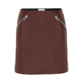 罗意威/Loewe Skirt 赤褐色 D1165100BR