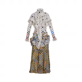 罗意威/Loewe Printed Dress W/ ShawlMulticolour D2176380FA