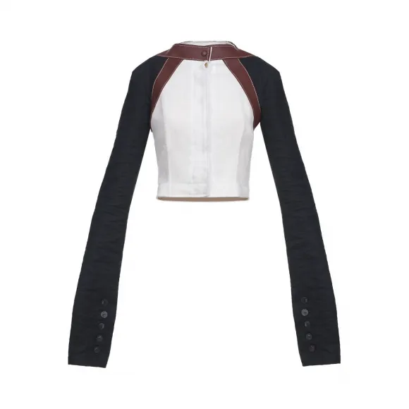 罗意威/Loewe Short Jacket白色 D2179420PA