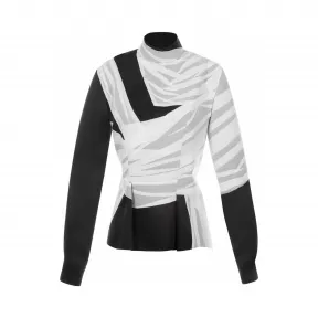 罗意威/Loewe Top With Draped Top Layer Sailor Blue D2269640FA