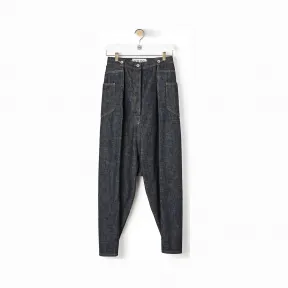 罗意威/Loewe Oversize Jeans单宁蓝 D2292140IB
