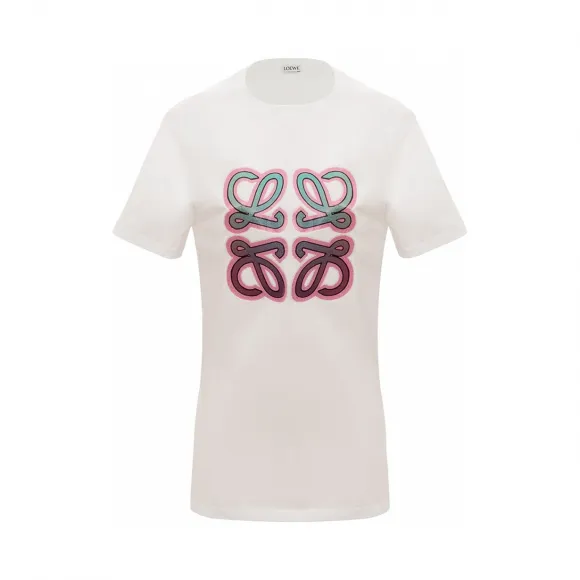 罗意威/Loewe Degrade Anagram Tshirt 白色 D6259520OT