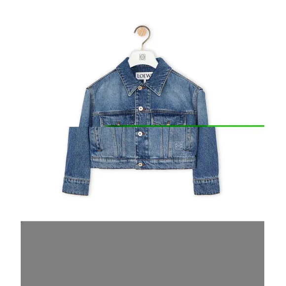 罗意威/Loewe Denim Jacket蓝色 H2108260IB