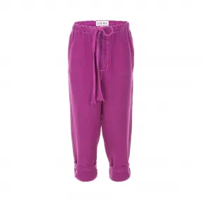 罗意威/Loewe Drawstring Trousers桃红色 H2172020PA