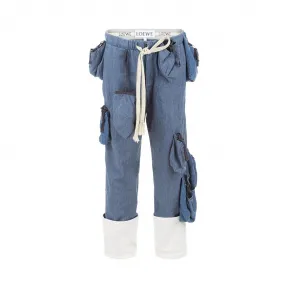 罗意威/Loewe Trousers Hanging Pockets靛蓝色 H2172200FA