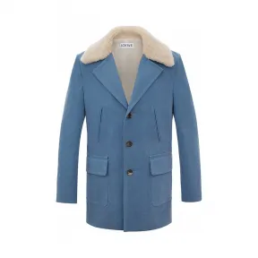 罗意威/Loewe Denim Peacoat 淡蓝色 H2251010PA