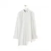 罗意威/Loewe Long Ov Asymmetric Shirt白色 H2299980GA