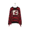 罗意威/Loewe Dragon Stripe Sweater红色/黑色 H3109260OT
