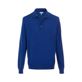 罗意威/Loewe Poloneck Sweater靛蓝色 H3179040CO