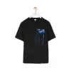 罗意威/Loewe Embroidered T-Shirt Loewe Dodo黑色 H6109900PC
