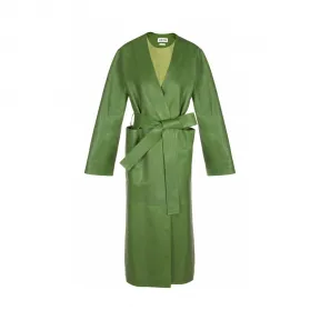 罗意威/Loewe 束带大衣 绿色 S1261020WS