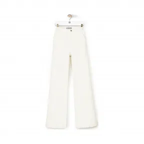 罗意威/Loewe Slit Denim Trousers白色 S2102022IB