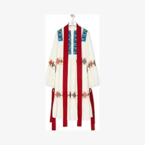 罗意威/Loewe Embroidered Oversize Dress淡褐色 S2106050PO