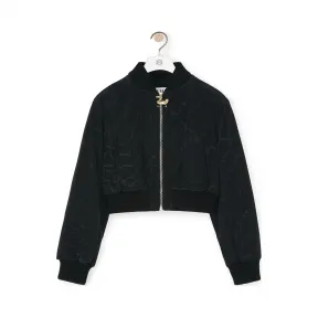 罗意威/Loewe Short Bomber Jacket黑色 S2107070PA