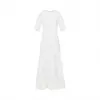 罗意威/Loewe Long Dress Broderie Anglaise白色 S2176060FA