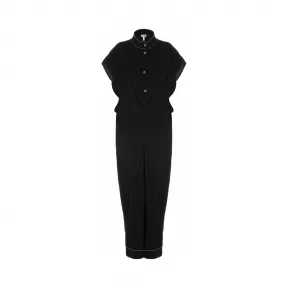 罗意威/Loewe 绉纱连衣裙 黑色 S2266190FA