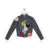 罗意威/Loewe Denim Jacket Patches海军蓝/多色 S2298180SI