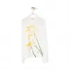 罗意威/Loewe Daisy Print Long Slv T-ShirtEcru/Yellow S6109621PC