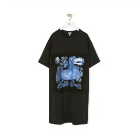 罗意威/Loewe Oversize T-Shirt Dodo黑色 S6109800PC