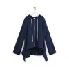 罗意威/Loewe Oversize Zip Hoodie海军蓝 S6299080PC