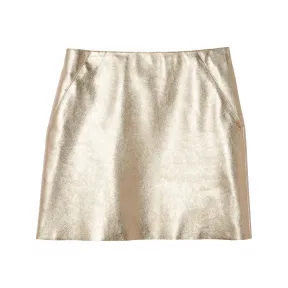 珑骧/Longchamp 迷你裙 2023 春夏系列 淡金色 (61026AGY624T36)