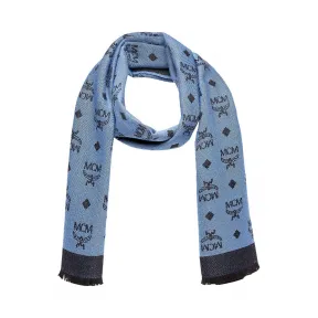 MCM 字母组合提花羊毛披肩 MEF8AMM16VA001