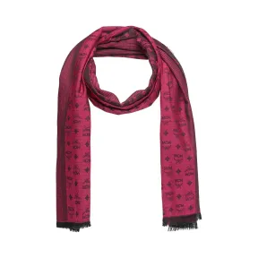 MCM 双色字母组合提花披肩 MEF8AMM19UK001