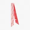 MCM 花押字图案丝质斜纹围巾 MEFASMM05QK001
