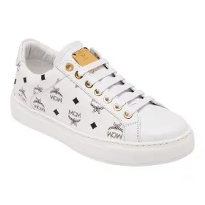 MCM Visetos男士经典低帮休闲鞋 MEX9SMM04WT042