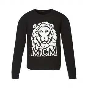 MCM Women's Munich Lion Intarsia Sweater MFA8AMM18BK00L