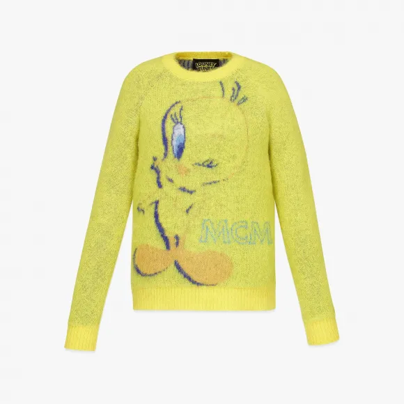 MCM 女士Looney Tunes x MCM联名款 Tweety 马海毛提花毛衣 MFEDSMM07YW00L