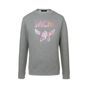 MCM Men's Hologram Print Logo Sweatshirt MHA9SMM88EG00L