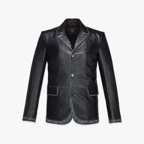 MCM 小羊皮赛博朋克西装外套 MHJDSMM03BK00M