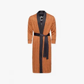 MCM 经典标志真丝双面长袍 MHXBSMM06CO00M