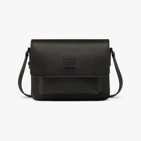 MCM Klassik压花皮革邮差包 MMMCAKK03BK001