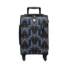 MCM Traveler Gunta M Stripe Cabin Trolley in Visetos MUV8SVY11BK