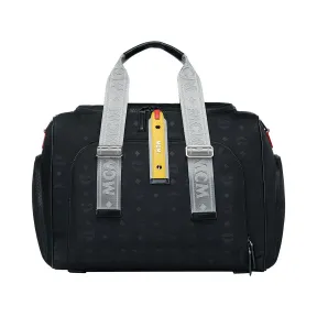 MCM Resnick字母组合尼龙周末旅行包 MUV9SRA08BK001