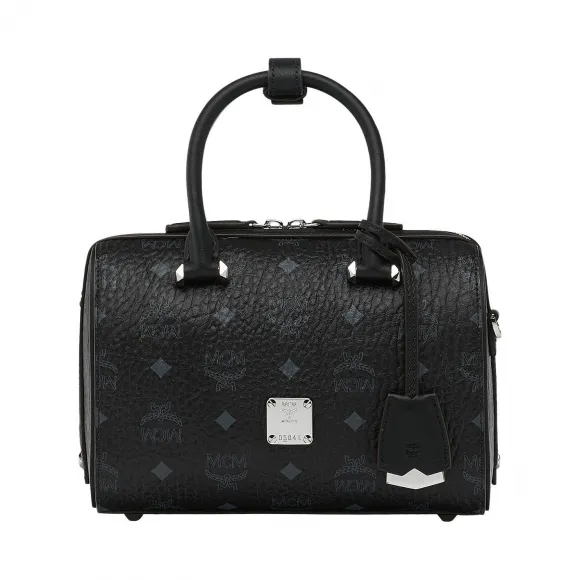MCM Essential Boston in Visetos MWB9SSE67BK001