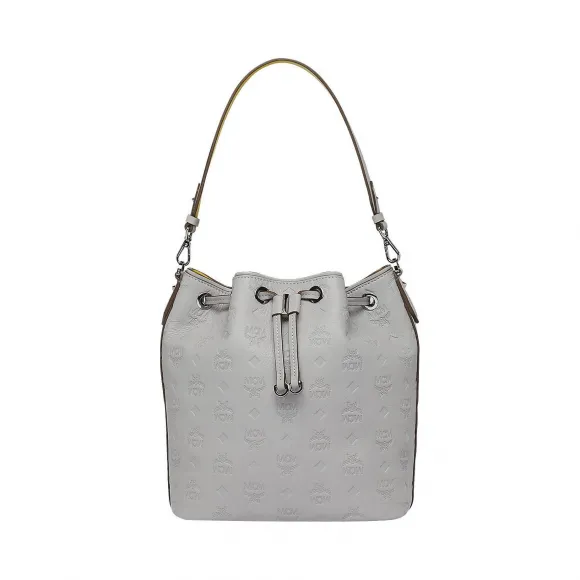 MCM Essential Drawstring in Monogram Leather MWD9SSE79IV001