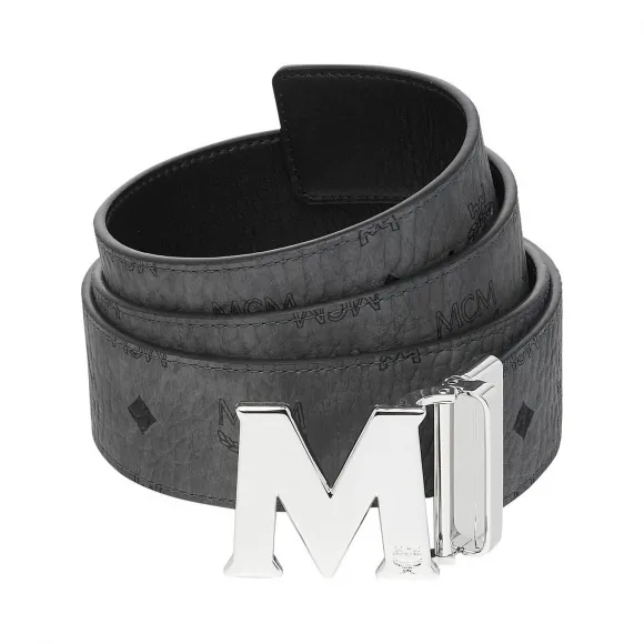 MCM Claus Reversible Belt 1.75  in Visetos MXB8AVI03EG001