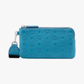 MCM 缩写字母图案皮革 Tivitat 电子产品收纳包 MXZASBT03JF001