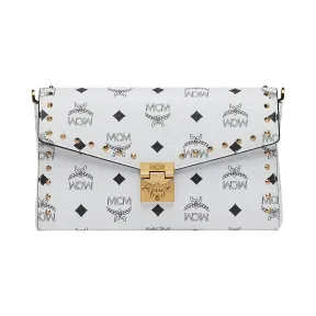 MCM Millie Visetos铆钉轮廓翻盖斜挎包 MYZ9SME26WT001