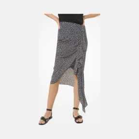 迈克高仕/Michael Kors 豹纹真丝双绉纱笼裙 112AKS103-0018