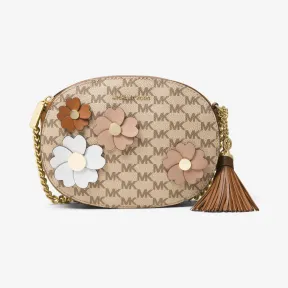 迈克高仕/Michael Kors Ginny 贴花装饰中号邮差包 30S7GFLM6V969