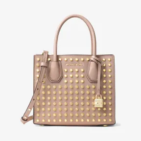 迈克高仕/Michael Kors Mercer 铆钉皮质邮差包 30S7GZ4M2T133