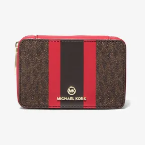 迈克高仕/Michael Kors 小号徽标条纹首饰盒 32H0GTMN5B-1821