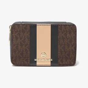 迈克高仕/Michael Kors 小号徽标条纹首饰盒 32H0GTMN5B-3199