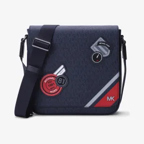 迈克高仕/Michael Kors Jet Set Mens 贴饰邮差包 33S9LMNM6R444
