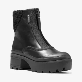 迈克高仕/Michael Kors Channing 皮革和羊羔绒靴子 40F0CHFE7L-0001