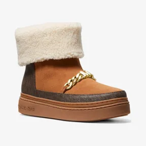 迈克高仕/Michael Kors Chapman 带缀饰人造绒面革和人造剪羊毛靴子 40F1CHFE6S-1276